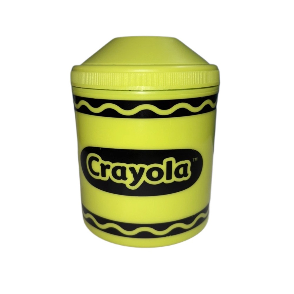 CRAYOLA Insulated Container Neon Yellow/Green 10.5 oz. Soup Thermos